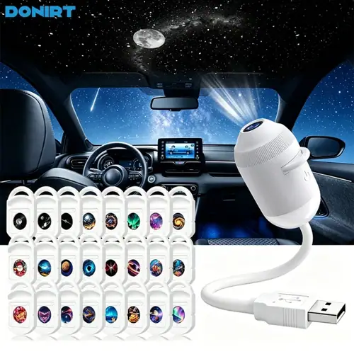 מקרן כוכבים USB עם כיוון מיקוד